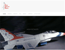 Tablet Screenshot of paperaircraftmodels.com